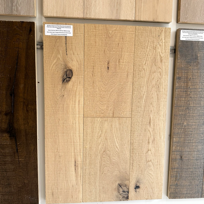 Boston Engineered Real Wood Oak Raw Matt Lacquered with a Bandsawn Finish